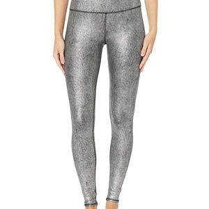 Alo airbrush high waist metallic leggings